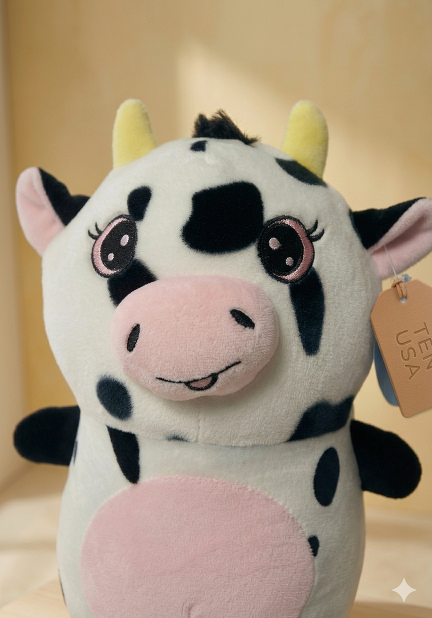 Cow 10" Plushie